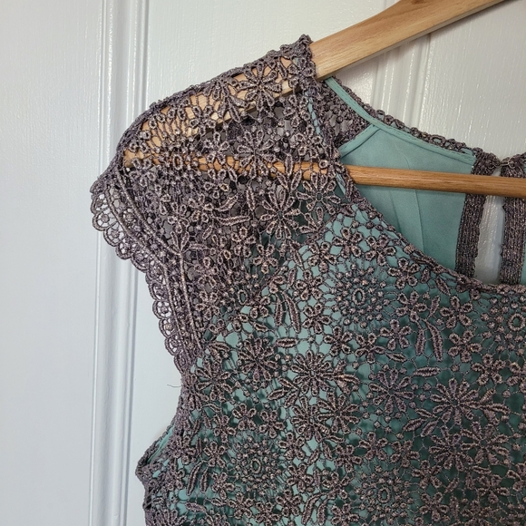 Shimmering Lace Dress - Picture 2 of 13